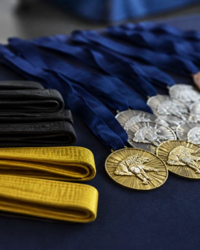 Combat de judo lors d une compétition